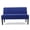 Navy Blue, variant on 50" Upholstered Loveseat Sofa Modern 2 Seater Couch with Birch Wood Legs, Linen Fabric Small Space Sofa for Living Room Bedroom Office, Navy Blue