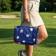 thumbnail image 4 of Yuyamidu American Flag Golf Cart Seat Cover for 2-Person Seats Patriotic Golf Cart Seat Towel Cover Soft Golf Cart Seats Blanket, Easy to Carry, 4 of 8