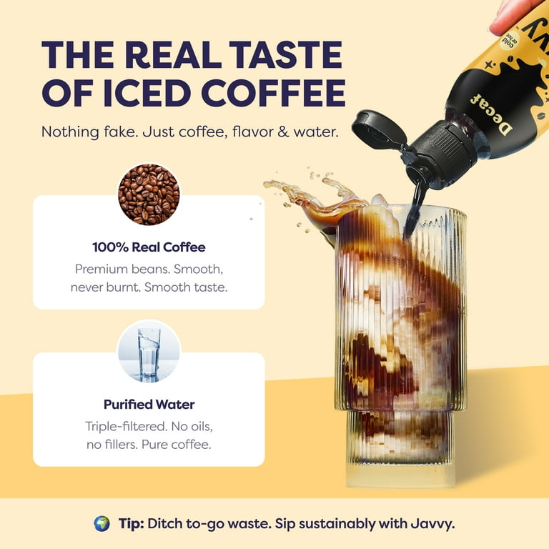Javvy Coffee Concentrate, Cold Brew, Iced and Hot Coffee, 35