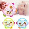 thumbnail image 3 of 1pcs Children's Tambourine Cartoon Baby Musical Instrument Rattle, 3 of 4