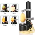 thumbnail image 3 of Electric Peeler Multi-function Fruit and Vegetable Peeling Machine Planing Cutter Corer With 3 Blades, 3 of 7