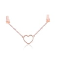 thumbnail image 1 of Moda mujer señora bufanda Clip colgante en forma de corazón bufanda chal hebilla accesorio de joyería (A), 1 of 4