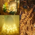 thumbnail image 5 of Asisol Fairy Lights, 33ft 100 LED Battery Operated Waterproof String Lights with Remote, Timer & 8 Lighting Modes for Indoor Outdoor Wedding Party Decorations, Warm White, 5 of 7