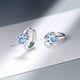 thumbnail image 4 of Lindos pendientes con hebilla para orejas de mascota, huellas de garras de gato, taladro de circonita azul, hebilla para orejas de cobre, estilo coreano, 4 of 5