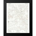 thumbnail image 2 of USGS 12x14 Black Modern Framed Museum Art Print Titled - East Carthage Illinois Quad - USGS 1974, 2 of 5