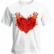 thumbnail image 1 of Camisetas casuales de manga corta con estampado de amor para hombre, camisetas gráficas para el Día de San Valentín, 1 of 8