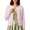 Pink, variant on Cardigan For Women Autumn Winter Style Soft Wool Blend Sweater Jacket Featuring Elegant Embroidery And Timeless Plaid For Everyday Lightweight Warmth Casual For Daily Shopping