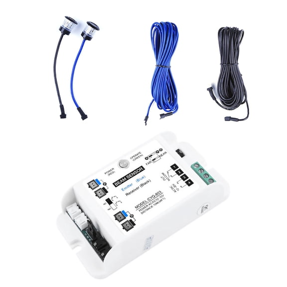 Automatic Sliding Door Beam Sensor Kit Security Sensor Device Automatic Sensor Door Closer Anti-Clip Sensor Door Beam