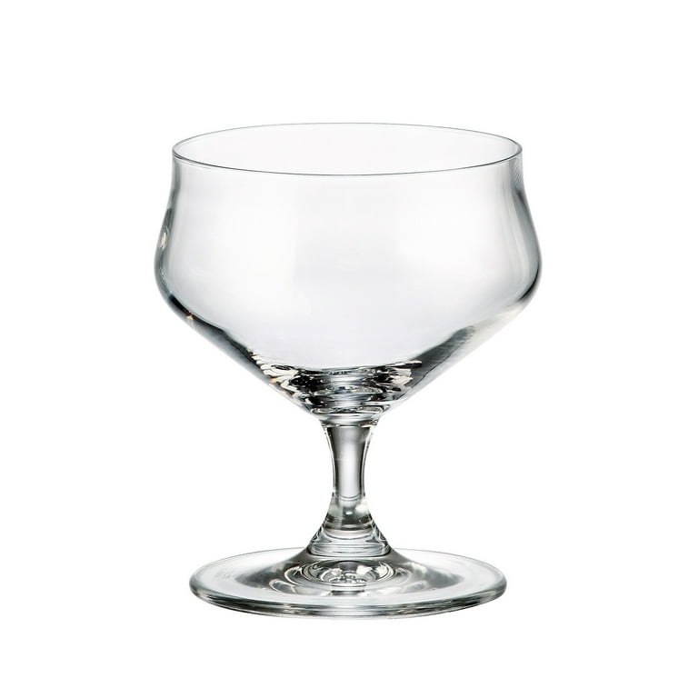 240ml champagne red crystal stemed goblet wine glass for weding