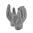 thumbnail image 3 of His Hers Ours Decorative Cement Family Hands Decor 9 Inches High, 3 of 3