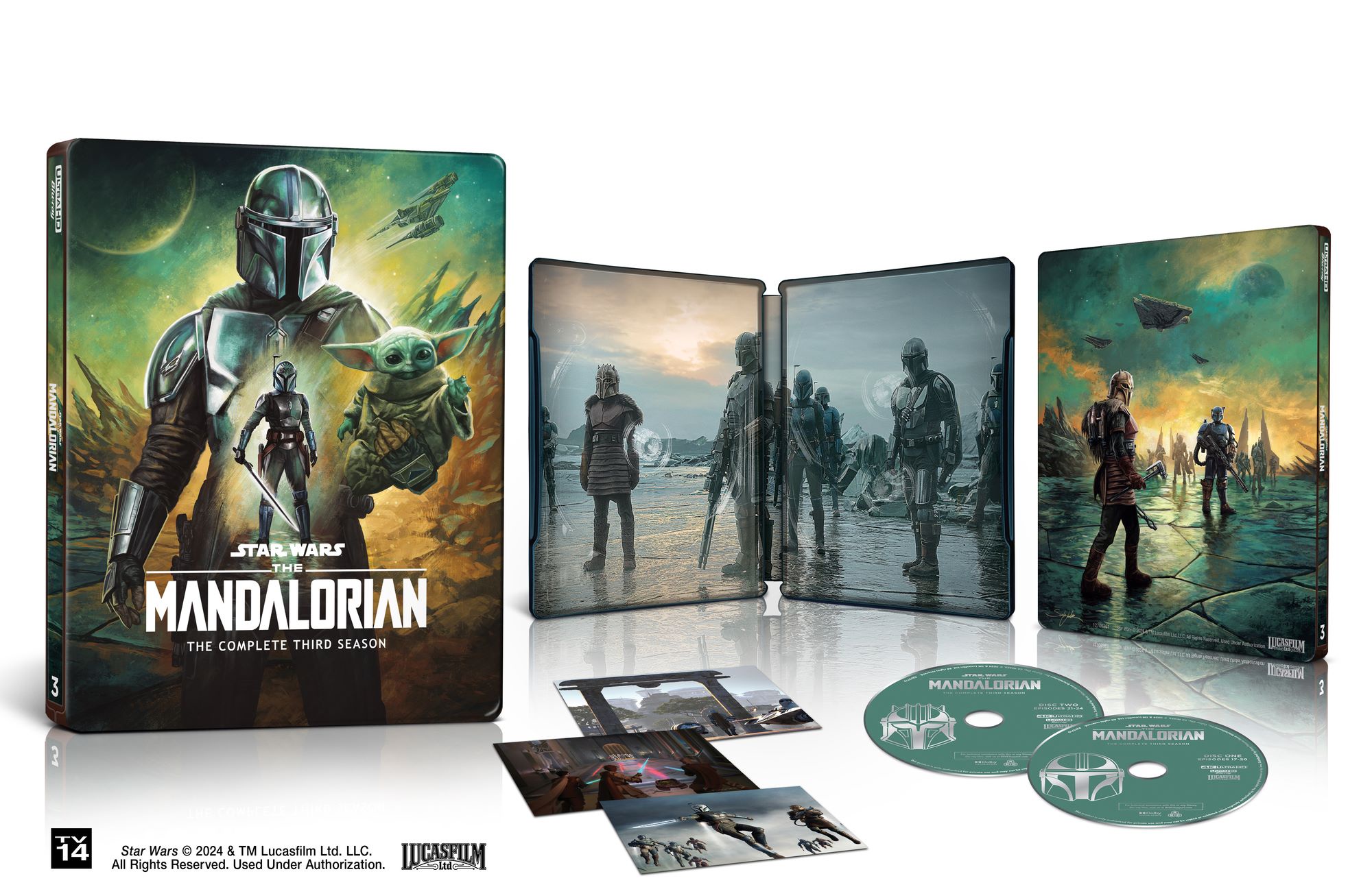 Star Wars: The Mandalorian Season 3 Collector’s Edition 4K UHD (4K UHD) Disney Action/Adventure