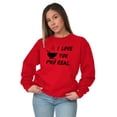thumbnail image 4 of Love You Pho Real Vietnamese Food Sweatshirt for Men or Women Brisco Brands X, 4 of 6