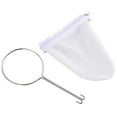 thumbnail image 3 of Stainless Steel Handle Ring Coffee Tea Cloth Strainer Cloth Strainer Kitchen Tool Filter Sock Bag M, 3 of 9
