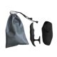 thumbnail image 5 of 2 almohadillas de agarre para levantamiento de pesas, protector de palma ergonómico, antideslizante, con cordón. Negro, 5 of 9