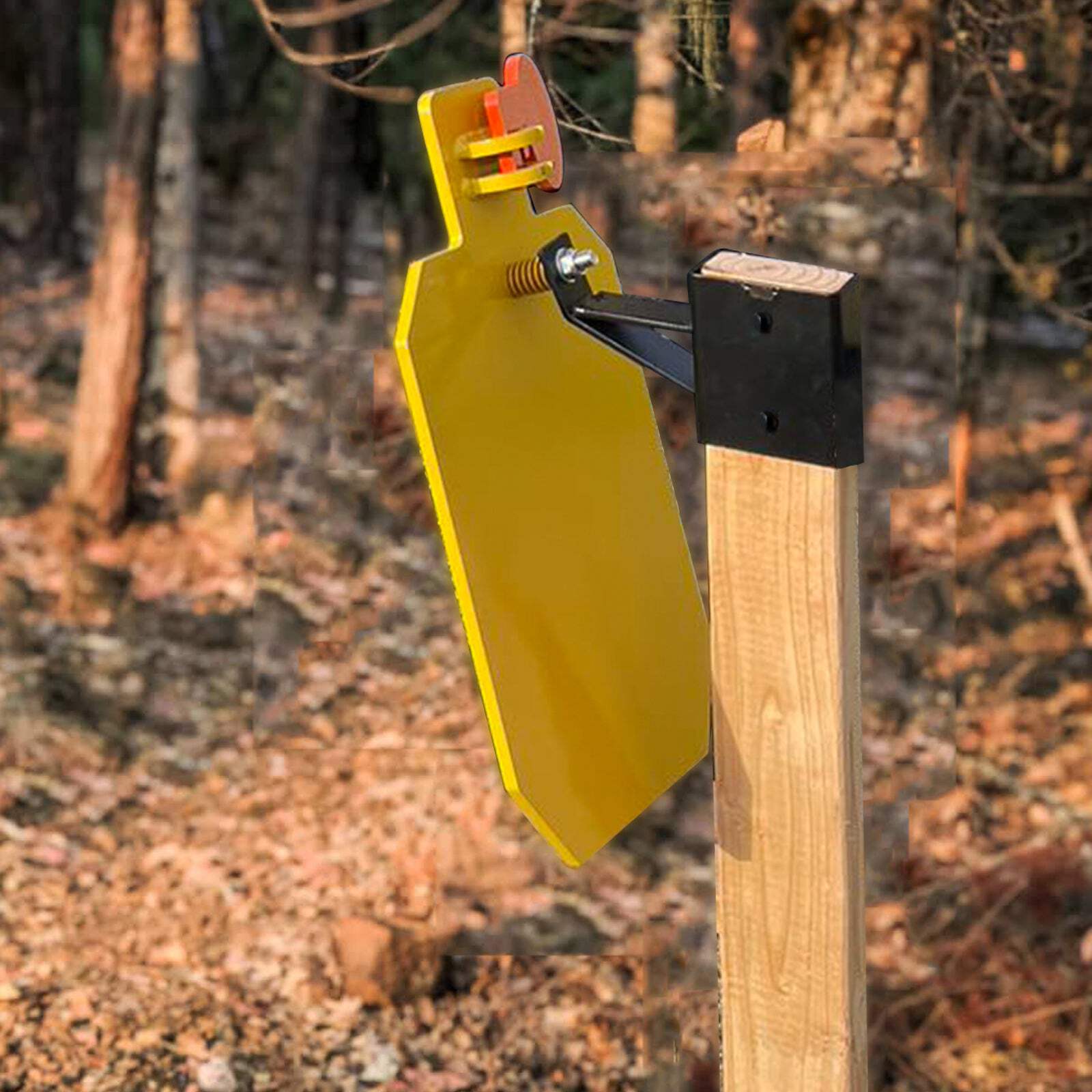 ATFLBOX 2x4 AR500 Steel Gong Target Hanger, Target Mount Bracket For IDPA/IPSC Torso Silhouette Metal Targets - 1 Pack