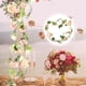 thumbnail image 4 of Guirnalda de rosas falsas, guirnalda de flores de peonía, guirnalda floral artificial, decoración de dintel de pared, 4 of 5