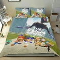 thumbnail image 1 of Película de SMG4 Conjunto de sábanas temático, trío de piezas, cómodo y amigable con la piel, diseño único, regalo de decoración para el hogar para familiares, amigos y fans,140cm *210cm, 1 of 6