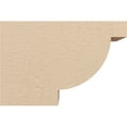 thumbnail image 3 of Ekena Millwork 4"W x 8"H x 12"L Alpine Woodgrain TimberThane Rafter Tail, Primed Tan, 3 of 6