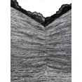 thumbnail image 3 of Tank Top de Espacio Teñido con Encaje de Talla Grande Rosegal  Camisetas sin mangas de talla grande, 3 of 5