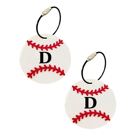 

Sanamity Utensil Hanger 2 Pack 26 Letters Funny Hanging Pendant Baseball Bat Bag Sports Bag Hanging Pendant Tag Baseball Team Bag Hanging Pendant With A To Z