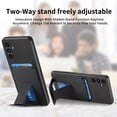 thumbnail image 6 of Allytechgroup Galaxy A54 5G Wallet Case with Card Holder, Hybrid TPU Back Cover Kickstand Bumper Anti-Scratch Slim Case Cover for Samsung Galaxy A54 5G, Black, 6 of 8