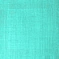 thumbnail image 1 of Ahgly Company Machine Washable Indoor Square Oriental Turquoise Blue Industrial Area Rugs, 7' Square, 1 of 4
