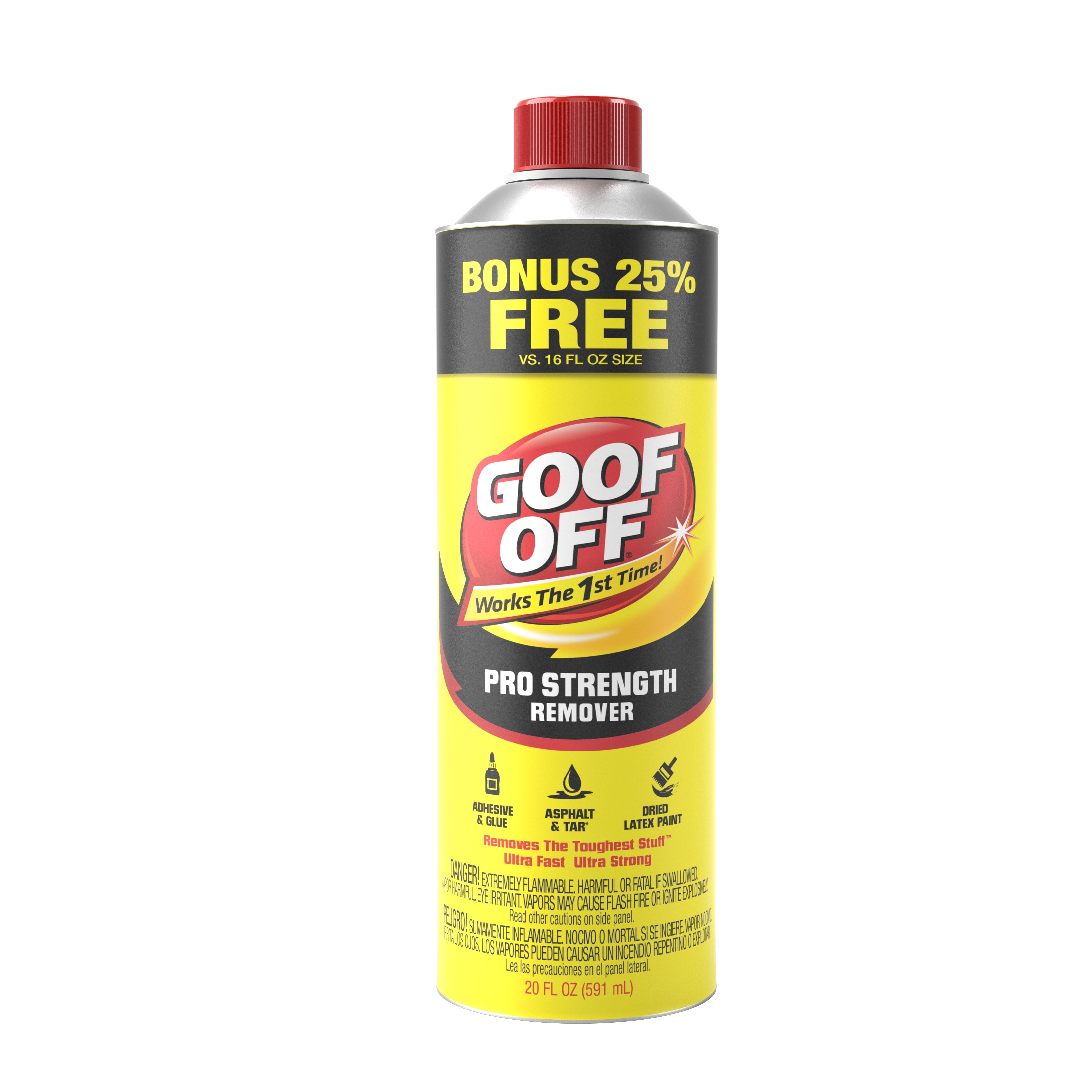 Goof Off Professional Strength Remover - 20 fl. oz. - Latex Paint and Adhesive Remover