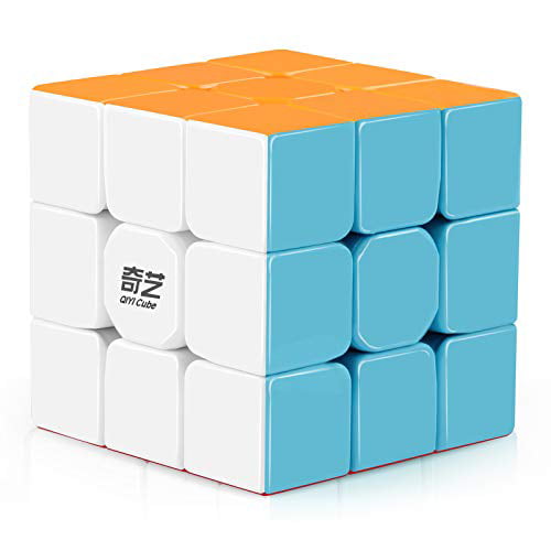 D-FantiX Speed Cube Set 2x2 3x3 Mofang Jiaoshi MF2S MF3RS2 Skewb Pyramid Stickerless Speed Cube Bundle Pack Collection AM-DF-TG550-S 