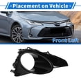 thumbnail image 3 of Parrilla de luz de niebla frontal izquierda No.8148202830 cubiertas de luz de niebla inferior frontal para Toyota Corolla 2017-2019 ABS negro 1 Pc, 3 of 6