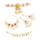 thumbnail image 1 of Conjunto de 5 piezas de joyería para danza del vientre: tocado, collar, pendientes y cadena para la nariz. Pendientes de clip, 1 of 6