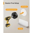 thumbnail image 4 of Kit de gestión de cables Perlegear, cable de TV empotrado en la pared, 4 of 8