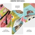 thumbnail image 6 of GZHJMY Owl Pajama Pants Short for Men, Lounge Pants Lightweight Men Pajama Bottoms with Drawstring Pockets, Christmas New Year Birthday Gifts, X-Large, 6 of 7