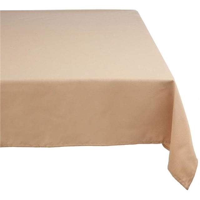 60 x 84 in. Polyester Tablecloth - Beige
