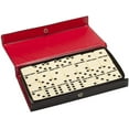 thumbnail image 1 of WE Games Double Six Dominoes with Spinners Ivory, Club Size Families, Game Night, 1 of 4