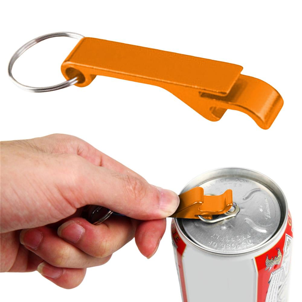 Key Chain Aluminum Beer BOTTLE & CAN OPENER Small Beverage Ring Home Summer 
