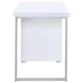 thumbnail image 6 of DeeHome White 3-drawer Reversible Office Desk, 6 of 9