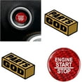 thumbnail image 2 of Parts God 2015-2023 Dodge Charger Challenger Durango Carbon Fiber Push Start Button Cover, 2 of 5