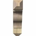 thumbnail image 6 of Ekena Millwork 6"W x 24"D x 24"H Funston Craftsman Rough Sawn Bracket, Douglas Fir, 6 of 13