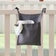 thumbnail image 5 of Bolsa de Almacenamiento Colgante para Cama de Bebé, Organizador de Cuna, Almacenamiento de Pañales, Bolsas para Tienda de Pañales, para Juguetes, Paña Gris Sunnimix Organizador de cabecera, 5 of 8