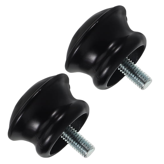 2pcs Curtain Rod Finials Curtain Rod Cap 5/8 inch Curtain Pole Ends Replacement Drapery Rod Finials Ideal For Home And Offices
