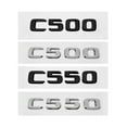 thumbnail image 5 of ABS Car Tail Letterd Sticker Fit For Mercedes Fit For Benz C250 C260 C300 C320 C350 C500 C550 C Class Rear Trunk 3D Emblem Badge Decals, 5 of 6