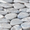 thumbnail image 6 of The Tile Life Recycled Cenote Pebble 13" x 13" Ocean Matte Glass Mosaic Floor and Wall Tile Case of 14, 6 of 6