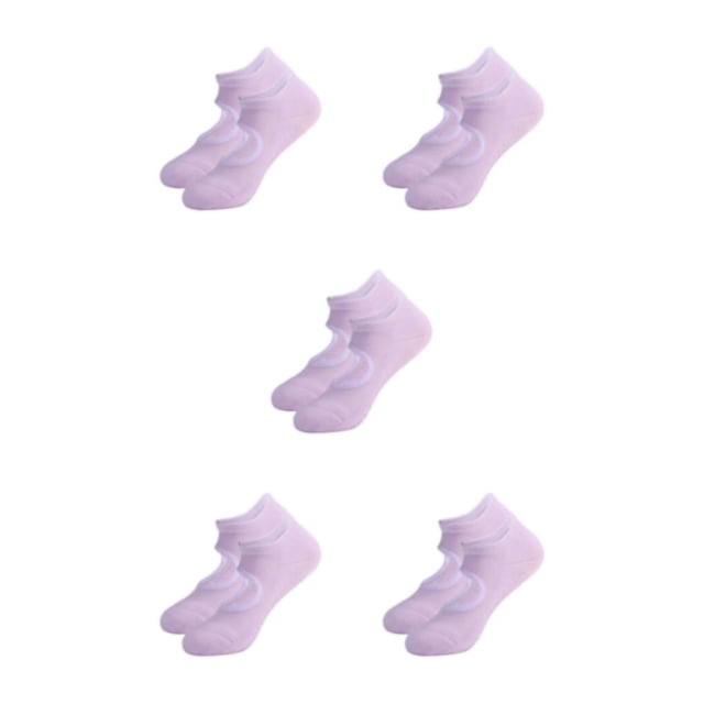 Sonducket 1 par de calcetines de Yoga de diseño Simple para mujer, calcetines antideslizantes de Color sólido para niñas, medias de algodón Type2 NO2