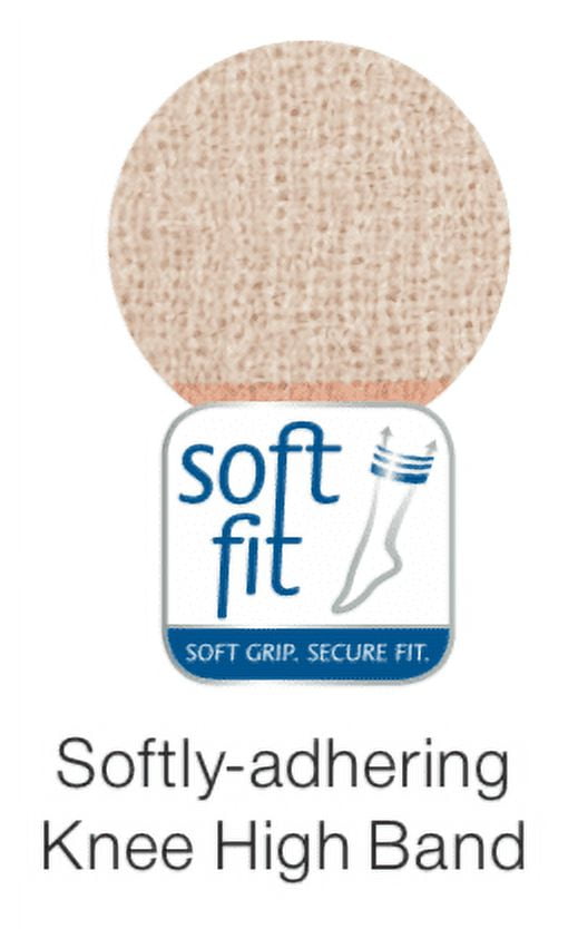 JOBST® Opaque SoftFit Women's Knee High 15-20 mmHg Compression Socks, Open Toe