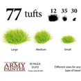 thumbnail image 3 of The Army Painter Tufts - Battlefield Tufts: Jungle Tuft, 77 Pcs, 3 Sizes -Terrain Model Kit for Miniature Bases & Model Grass Tufts -Diorama Supplies & Diorama Grass for Mini Basing & Gaming Scenery, 3 of 7