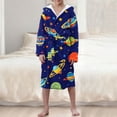thumbnail image 1 of Ropa de cama Ropa infantil Albornoz grueso con capucha alargado Pijamas de terciopelo para niñas Camisón de poliéster para niñas, 1 of 7