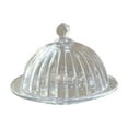 thumbnail image 3 of 5.5'' Clear Glass Cake Stand with Lid Cake Holder Covered Versatile Glass Dome Dessert Stand for Christmas Party Table Centerpiece, 3 of 5