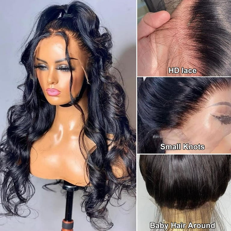 Full lace wigs real human hair top