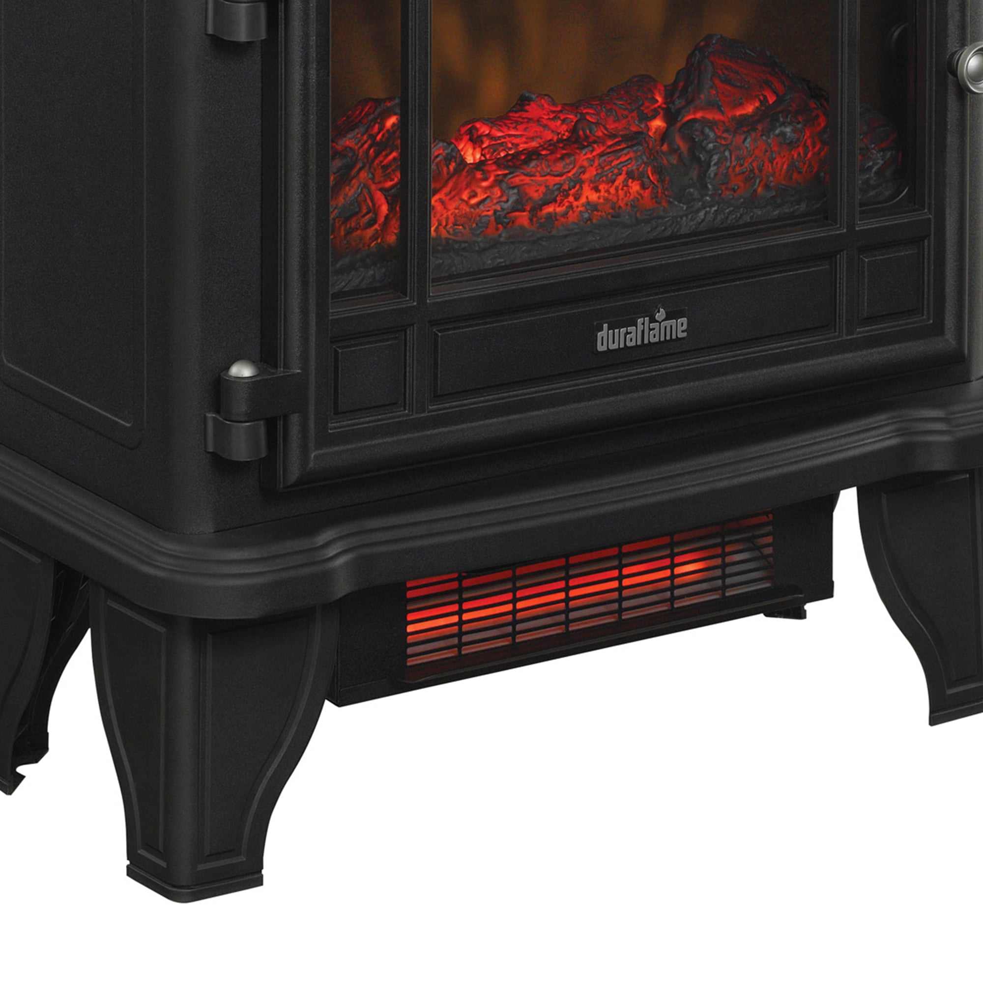 duraflame® Infrared Quartz Electric Fireplace Stove Heater, Black