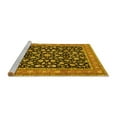 thumbnail image 2 of Ahgly Company Machine Washable Indoor Rectangle Persian Yellow Traditional Area Rugs, 2' x 5', 2 of 4